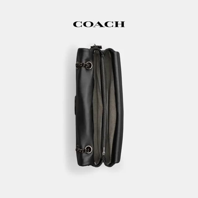 【COACH】蔻馳官方直營 TABBY 絎縫33號單肩手袋-V5/黑色(CP151)