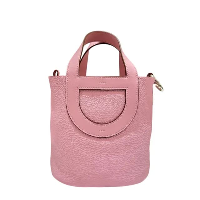 【Hermes 愛馬仕】IN THE LOOP 豬鼻PICOTIN 18CM 錦葵紫銀釦(PICOTIN/IN THE LOOP/錦葵紫/銀釦/B刻)