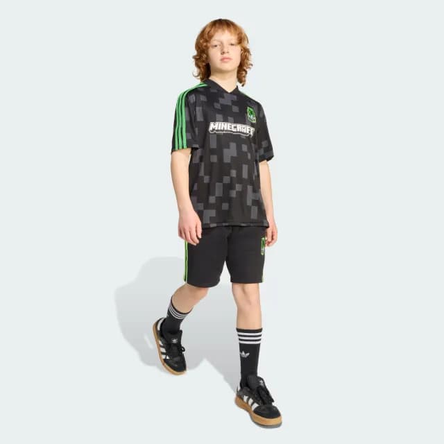【adidas 愛迪達】MINECRAFT 短袖上衣 T恤 童裝 - Originals KD9838