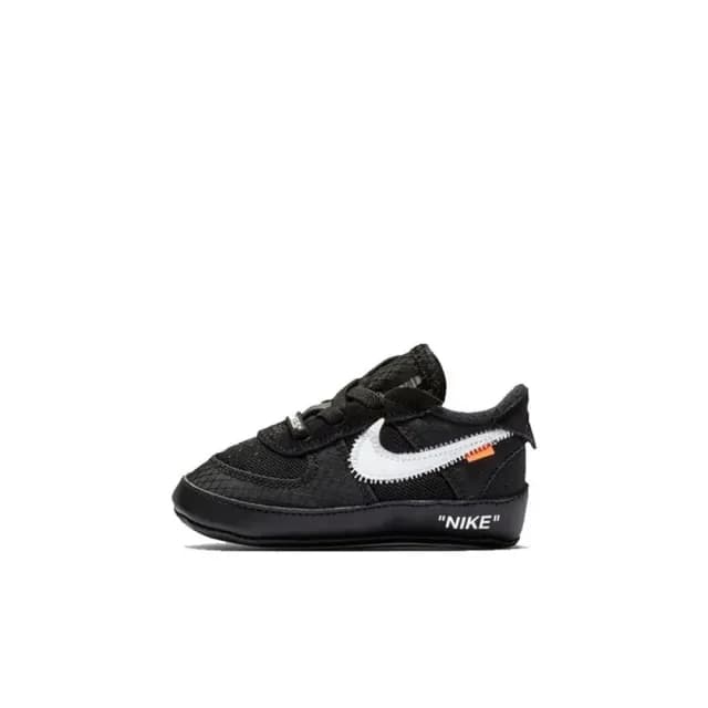 【NIKE 耐吉】Off-White x Nike Air Force 1 Low Cb Black TD 黑色 空軍一號 休閒鞋 小童鞋 BV0854-001