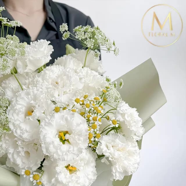 【Floral M】夏日最好祝福清新桔梗鮮花花束(鮮花花束/花禮/畢業祝福/送禮/升遷開業/感謝長輩/生病慰問)