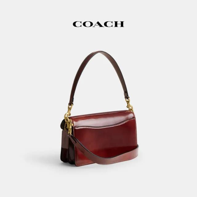 【COACH】蔻馳官方直營 TABBY 26號單肩手袋-B4/深中立色(CW631)