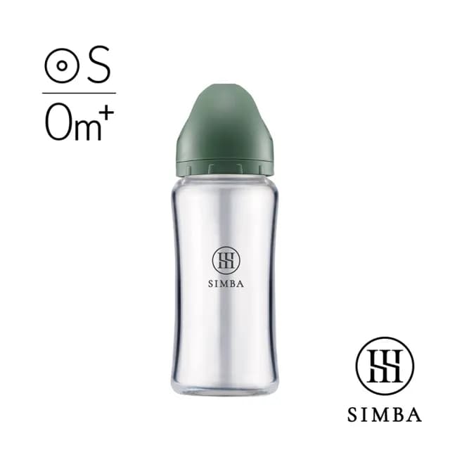 【Simba 小獅王辛巴官方直營】新生適用-蘊蜜質金玻璃寬口防脹氣奶瓶270ml