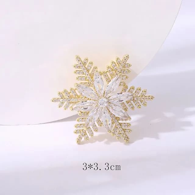 【Penny珮妮】韓版時來運轉可旋轉雪花胸針吊墜兩用款式15(母親節 交換禮物 生日 情人節 尾牙 新年 結婚)