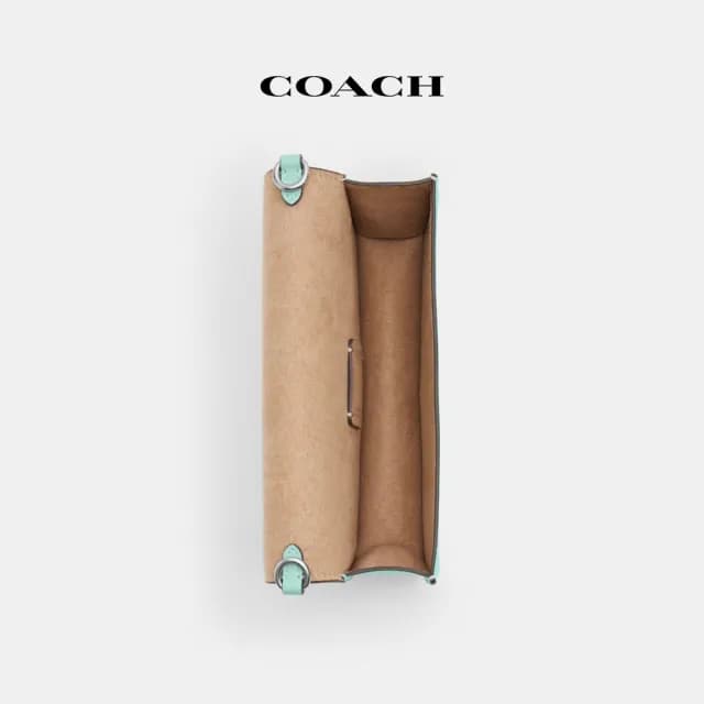 【COACH】蔻馳官方直營 TONI 斜背手袋-SV/褪藍色(CT778)