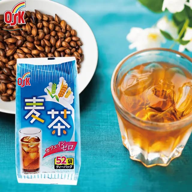 【OSK】三袋入 日本直送國產大麥原裝進口麥茶 冷泡熱泡熱沖冷沖茶涼茶熱茶(消暑消熱解渴降火氣茶包)