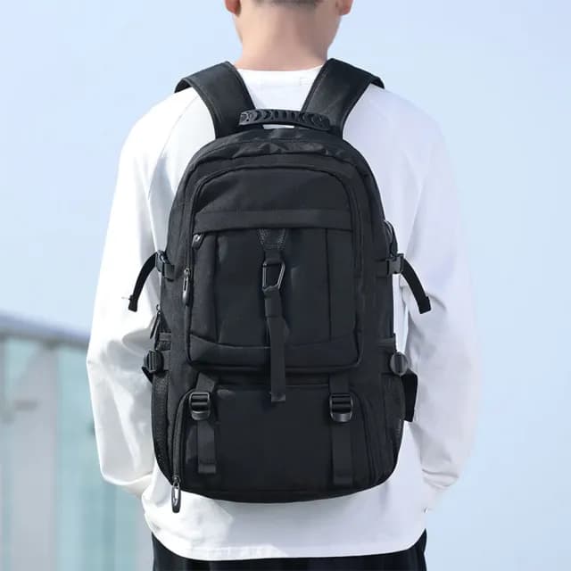 【KT DADA】母親節禮物 防水包 後背包 超大容量 包包 後背包 男生後背包 旅遊背包 行李背包 黑色運動背
