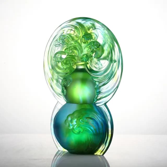 【琉璃工房 LIULI】源源富餘 入厝禮/轉任/感謝(禮/琉璃/禮物/水晶/藝術品/禮贈/企業)