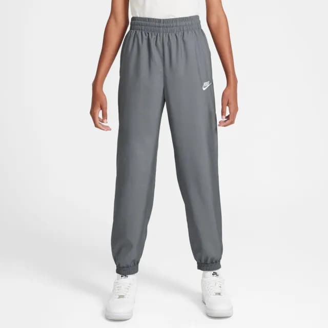 【NIKE 耐吉】長褲 童裝 大童 男女童 防風運動褲 K NSW CLUB WVN JGGR LBR 灰 HF8141-084
