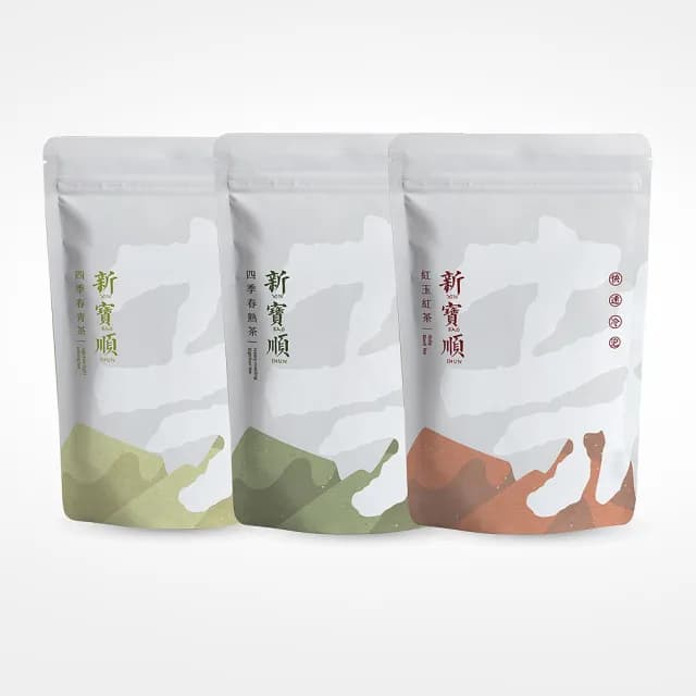 【新寶順】台灣冷泡茶包_快速冷泡新鮮喝(紅玉紅茶/四季春青茶/四季春熟茶/蜜香紅茶/桂花蜜香紅茶)