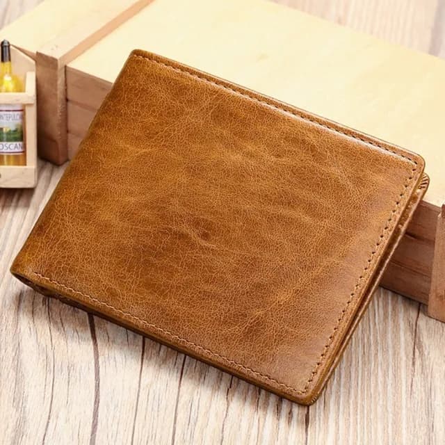 【LEESA】雙11 錢包\二折皮夾\短夾\大容量錢包\多卡位\卡夾\頭層牛皮\復古錢包\皮夾\