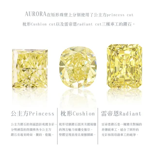 【AURORA 歐羅拉】50分天然黃彩鑽石 18K金 鑽戒 陽光之韻(Fancy Light Yellow/VS2)