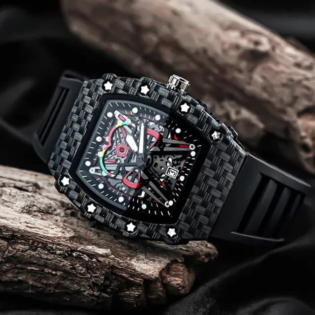 【KT DADA】雙11 夜光手錶 防水手錶 男生手錶 錶 腕錶男 矽膠錶帶 指針式 運動手錶 潮流 石英錶