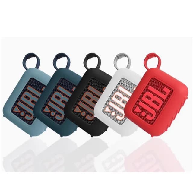 【Godimento】適用JBL GO4 音響矽膠保護殼(戶外運動專用喇叭包)