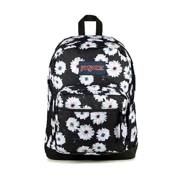 【JANSPORT】情人節禮物 後背包 Right Pack 瞳花色 小花 28L 15吋筆電包 側面水瓶口袋 書包(JS0A4QVALJ8)