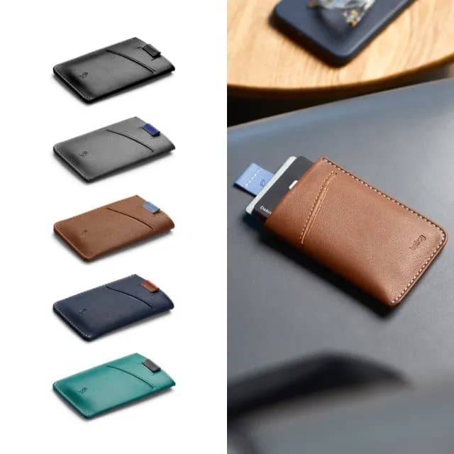【Bellroy 官方直營】Card Sleeve 真皮票卡鈔票皮夾(88父親節禮物 男包)