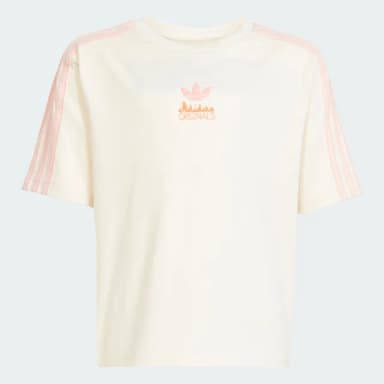 【adidas 愛迪達】SUMMER GLOW 短袖上衣 T恤 童裝 - Originals KC0776