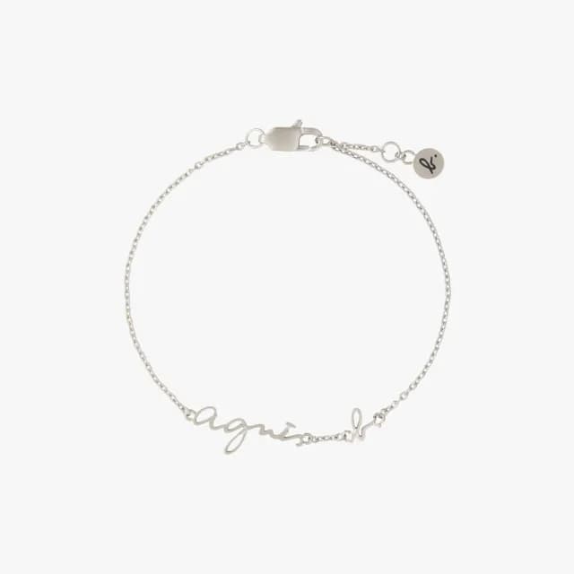 【agnes b.】bijoux 女款 agnes b. 標誌手鍊(多色)