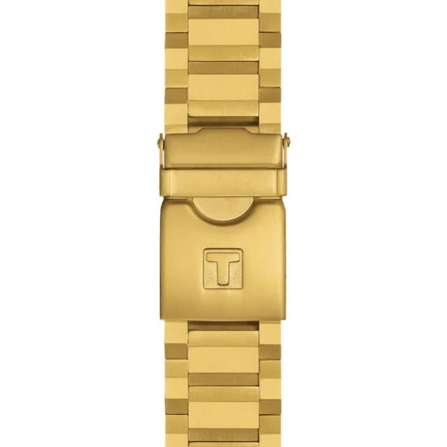 【TISSOT 天梭】黑金時尚 三眼計時腕錶  畢業禮物 送禮 推薦(T1256173305101)