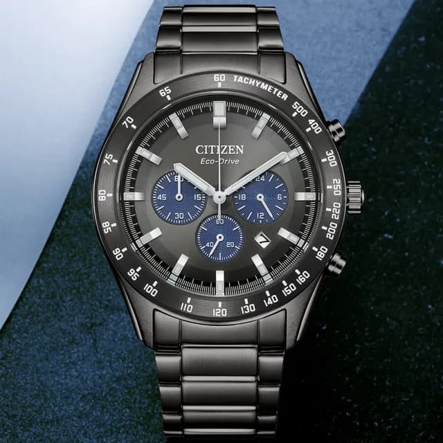 【CITIZEN 星辰】PROMASTER系列 光動能 經典計時腕錶 七夕 情人節 送禮 推薦(CA4677-50H)