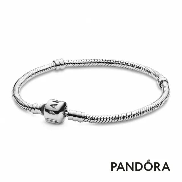【Pandora官方直營】Moments經典釦頭手鏈
