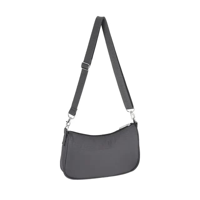 【Lesportsac】小型多用肩背包 腋下包 肩背斜背 送禮 禮物 女包 男包 情人節禮物(夜幕灰)
