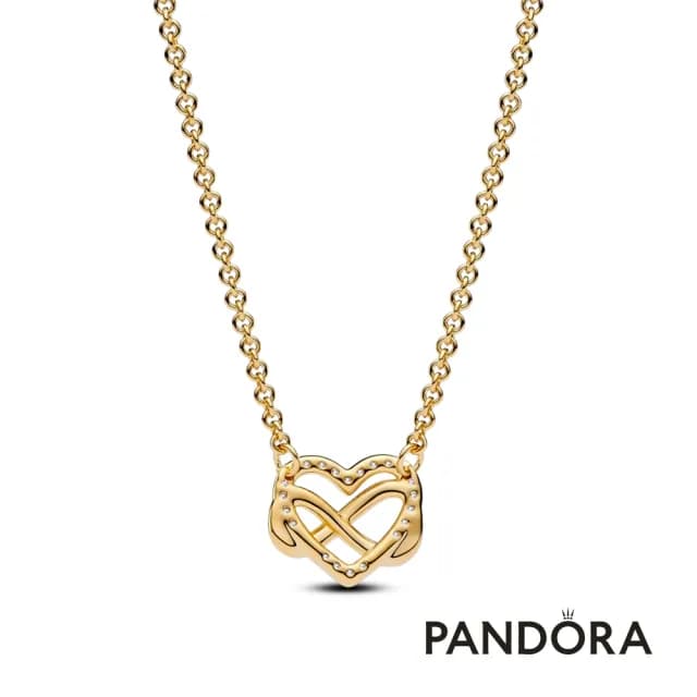 【Pandora 官方直營】無限璀璨愛意項鏈