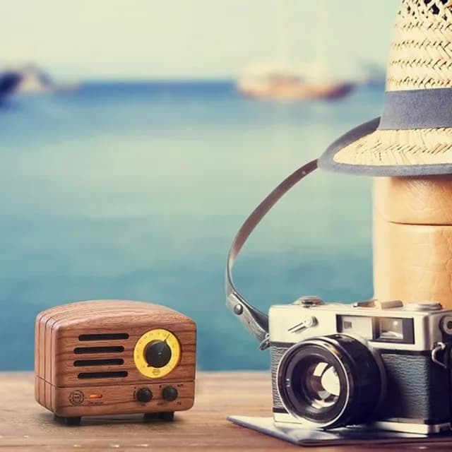 【MUZEN】OTR經典復刻藍牙音響收音機-經典版 胡桃木/玫瑰木(不含原廠保護皮套｜提背帶 聖誕禮物 交換禮物)