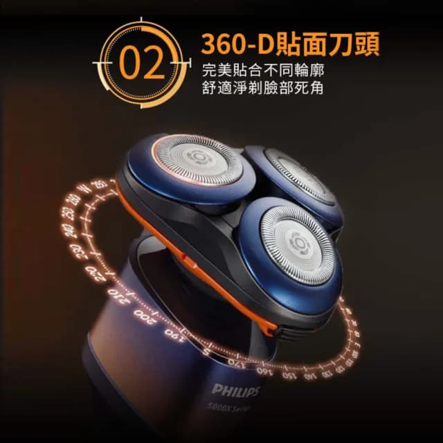 【Philips 飛利浦】X5012 全新X系列電動刮鬍刀+HX2411音波牙刷(momo獨家組)