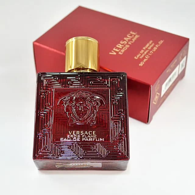 【VERSACE 凡賽斯】愛神火焰男性淡香精 50ml(Eros Flame 平行輸入)