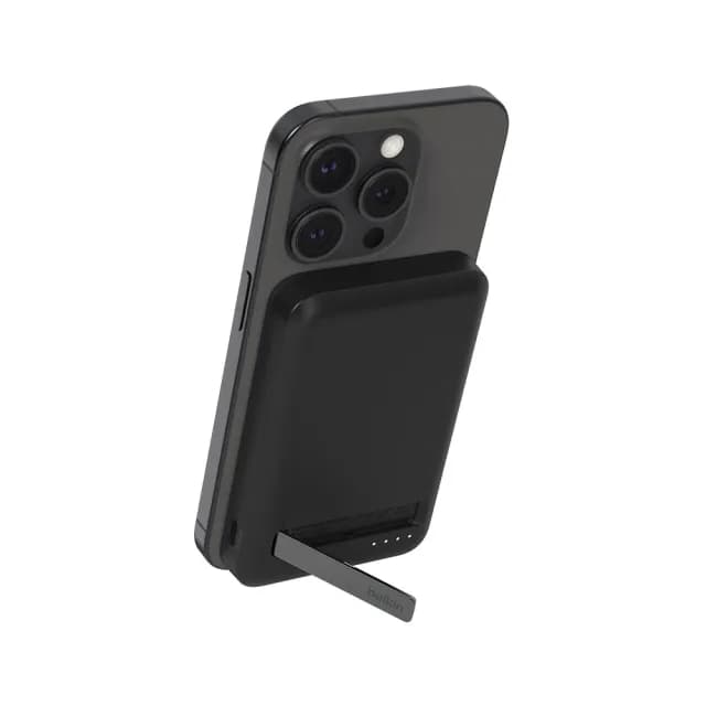 【BELKIN】BoostCharge Pro Qi2 磁吸無線充電行動電源5000mAh-黑/白(BPD006)