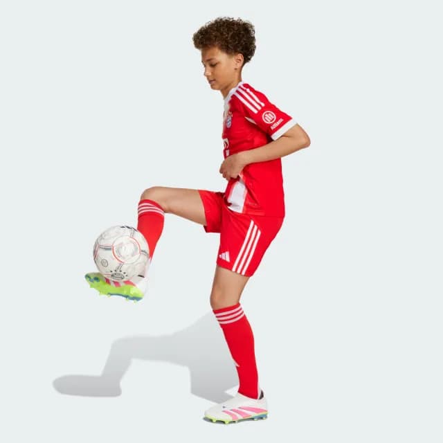 【adidas 愛迪達】拜仁慕尼克 主場球衣 T恤 足球 童裝 JN8525