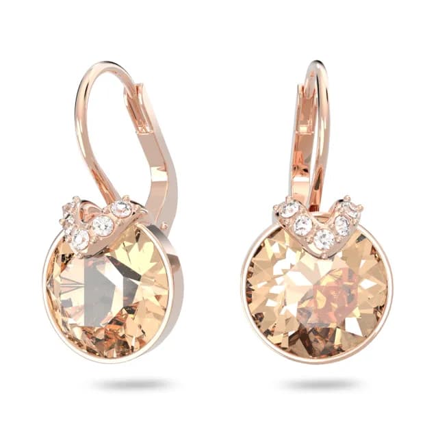 【SWAROVSKI 施華洛世奇】Remix/Bella V/Dextera 手鏈/耳環 圓形 鍍玫瑰金色/鍍白金色(4款任選)
