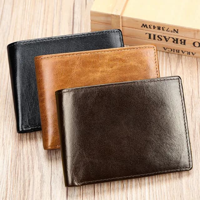 【LEEHER】牛皮短夾/頭層牛皮/男生錢包/高級感/卡夾/大容量卡包/頭層牛皮/錢包/真皮錢夾/ 