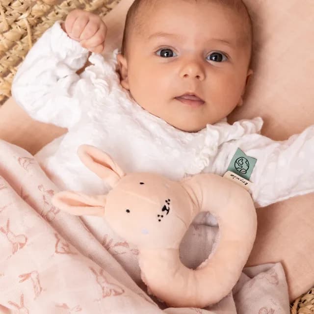 【Trixie 比利時】動物造型寶寶搖鈴 多款可選(安撫玩具 彌月禮)