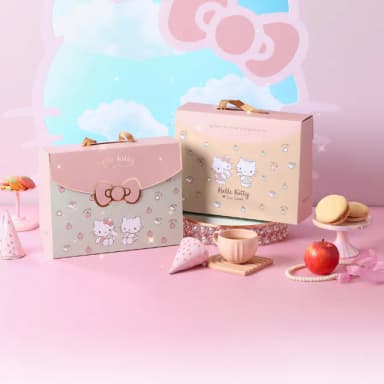 【金格食品】Hello Kitty 輕奢包蛋糕禮盒(伴手禮/彌月)
