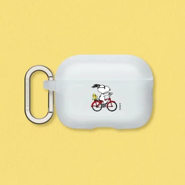 【RHINOSHIELD 犀牛盾】AirPods Pro2/Pro/第4/3/2/1代 無線耳機保護殼/Snoopy Ride The Bike(Snoopy)