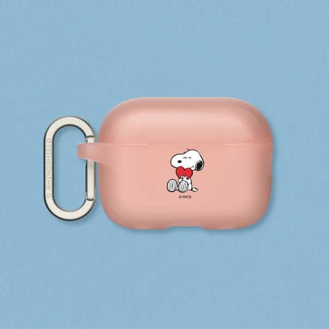 【RHINOSHIELD 犀牛盾】AirPods Pro2/Pro/第4/3/2/1代 無線耳機保護殼/史努比-愛心Snoopy(Snoopy)