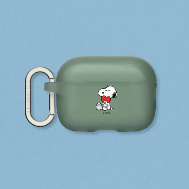 【RHINOSHIELD 犀牛盾】AirPods Pro2/Pro/第4/3/2/1代 無線耳機保護殼/史努比-愛心Snoopy(Snoopy)