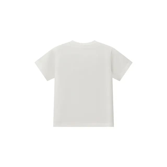 【GIORDANO 佐丹奴】童裝海邊水獺印花短袖上衣(08 皎白)