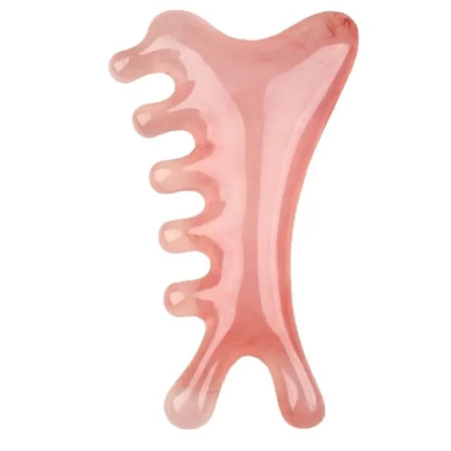 【精心設計】櫻花小海豚四合一經絡按摩梳(不掉色 頭皮 禮物 舒壓 長輩 刮鼻 眼部 臉 加厚 全身 肩頸)