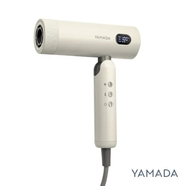 【YAMADA 山田家電】國際電壓摺疊負離子吹風機(國際電壓/高速大風量快乾/可摺疊好攜帶/居家出國多用)