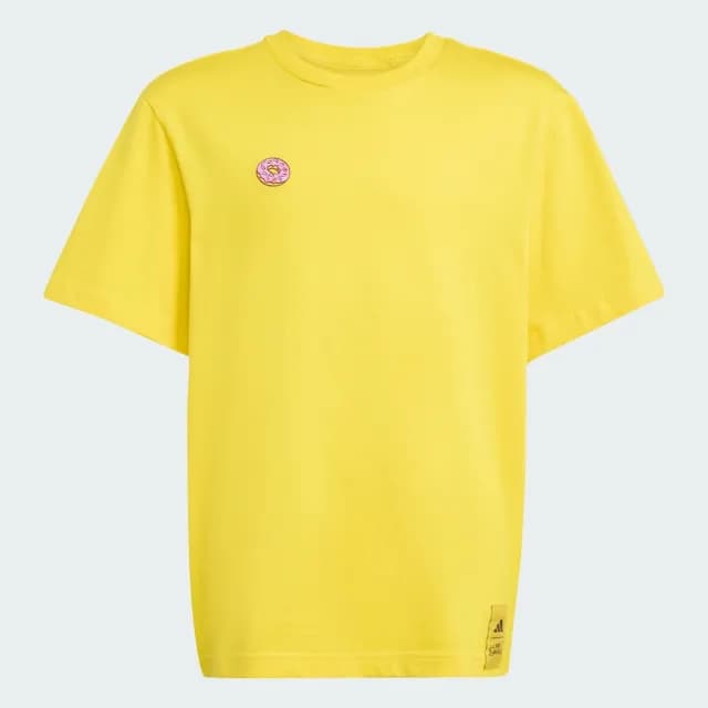 【adidas 愛迪達】《辛普森家庭》短袖上衣 T恤 童裝 JM0818
