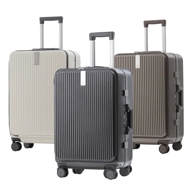 【Batolon 寶龍】29吋  新奢典範前開+中開式開合95% PC防爆鋁框硬殼箱/行李箱(5色任選)