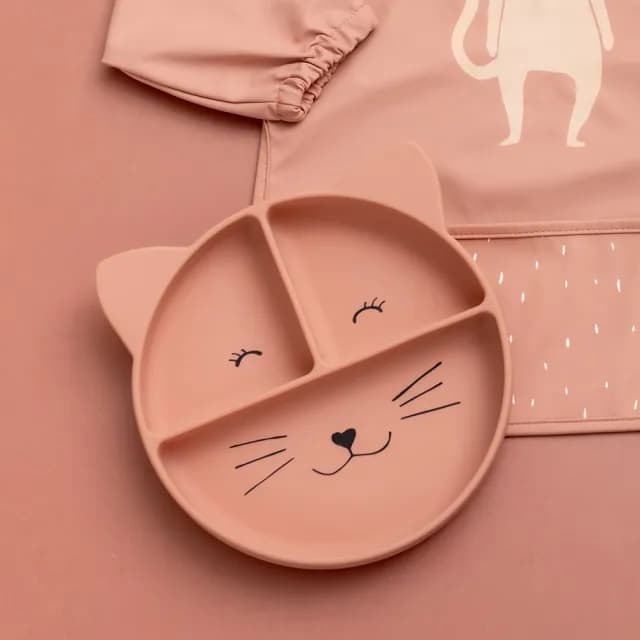 【Trixie 比利時】動物造型矽膠防滑餐盤 多款可選(副食品餐具 兒童餐盤)