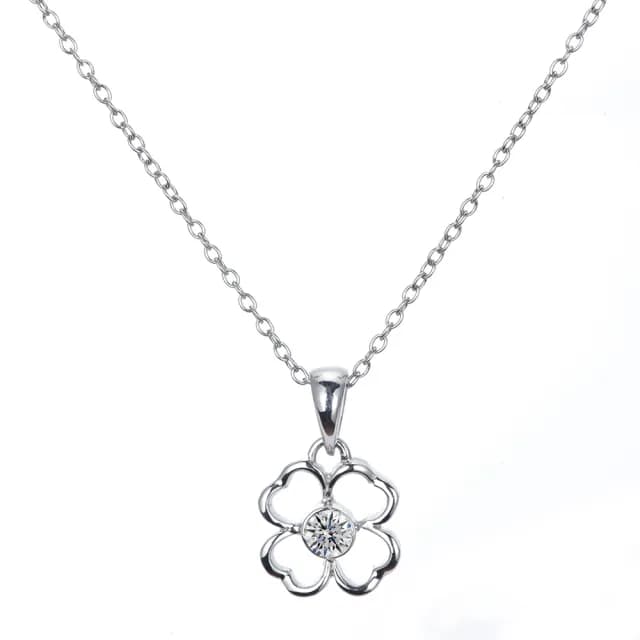 【DOLLY】0.15克拉 天然鑽石 F/VS2 完美車工18K金鑽石項鍊(母親節 長輩送禮 交換禮物首選)