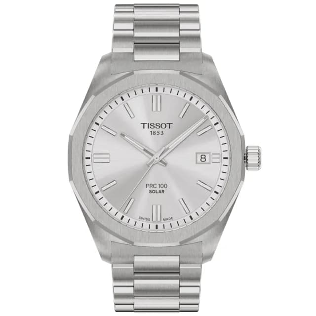 【TISSOT 天梭 官方授權】PRC 100系列 李棟旭配戴款  時尚太陽能腕錶 畢業禮物 送禮 推薦(T1514221103100)