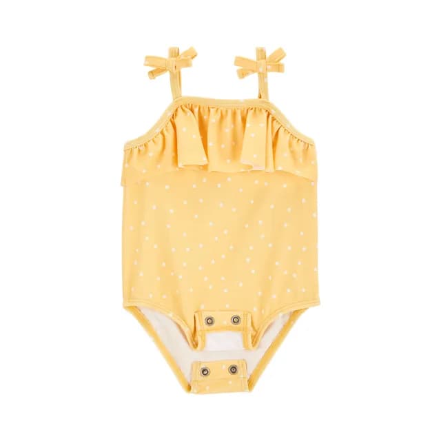 【Carter’s官方授權】UPF 50+  點點星辰嬰兒包屁泳衣(兒童泳裝 幼童泳裝 寶寶泳衣 童裝)