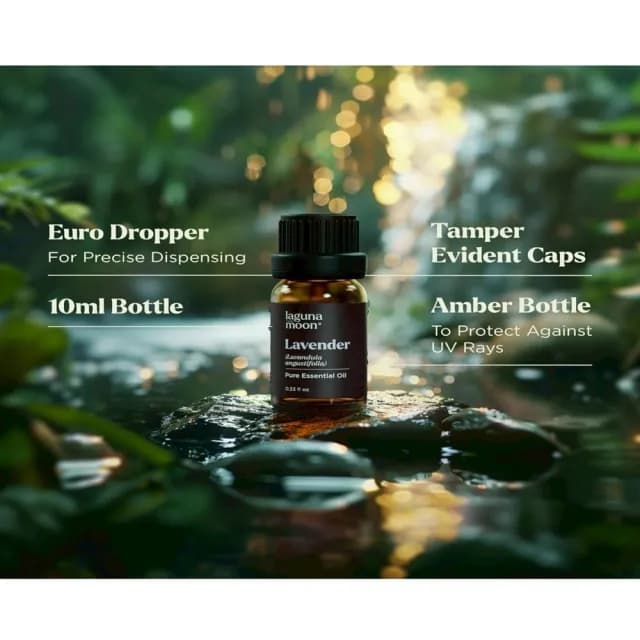 【美國Lagunamoon】超濃縮香薰純精油精裝套組禮贈盒12瓶/組(搭薰香擴香加濕器台芬芳香石泡澡按摩擴散香氣)