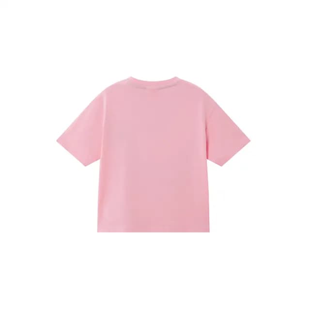 【GIORDANO 佐丹奴】童裝印花短袖上衣 史努比SNOOPY聯名系列(75 嬌粉紅)